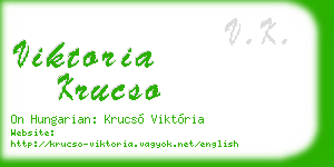 viktoria krucso business card