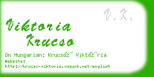 viktoria krucso business card